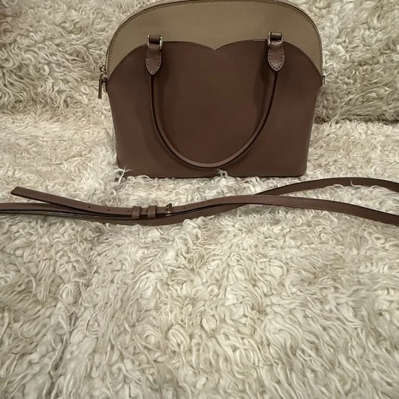 Kate Spade Tan and Cream Satchel - Picture 5 of 6